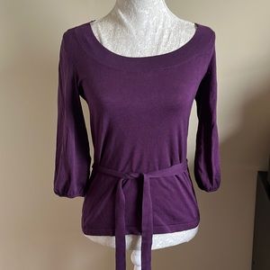 Ann Taylor Purple Knit Top